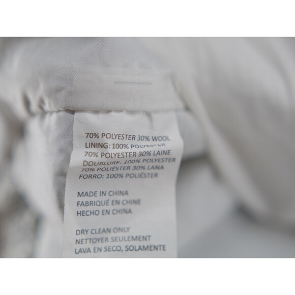 DEREK LAM Collective Blazer Womens 40 Gray Tweed Jacket Wool Blend - Picture 9 of 10